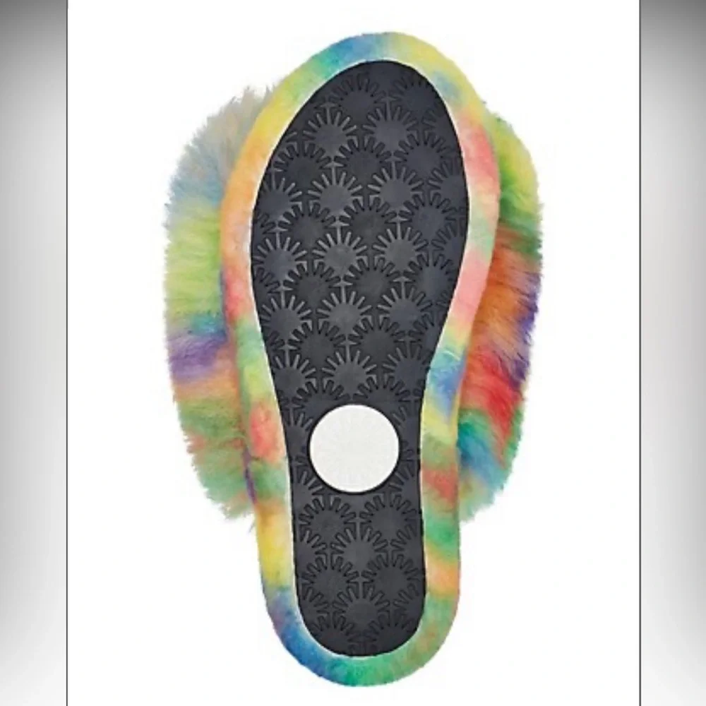 ๐๐๐ UGG NEW FLUFF PRIDE SLIPPER ๐๐๐ - Picture 11 of 12
